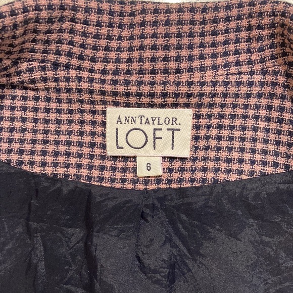 Ann Taylor Loft Wool Blazer with belt, women’s size 6 - Picture 2 of 11